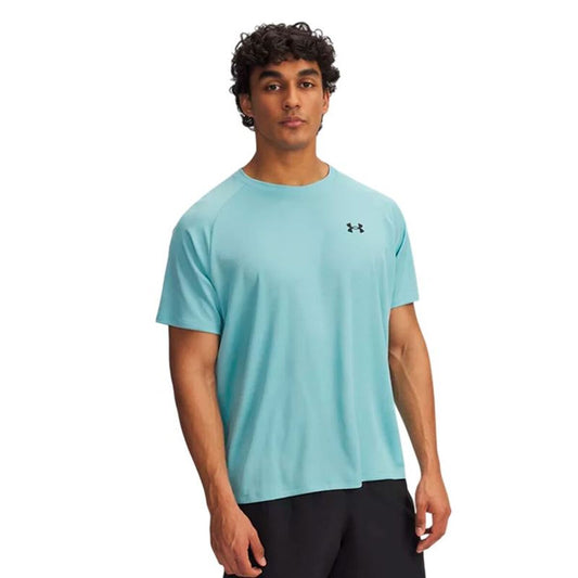 Ανδρική Μπλούζα με Κοντό Μανίκι Under Armor Tech Textured Ss Sky μπλε