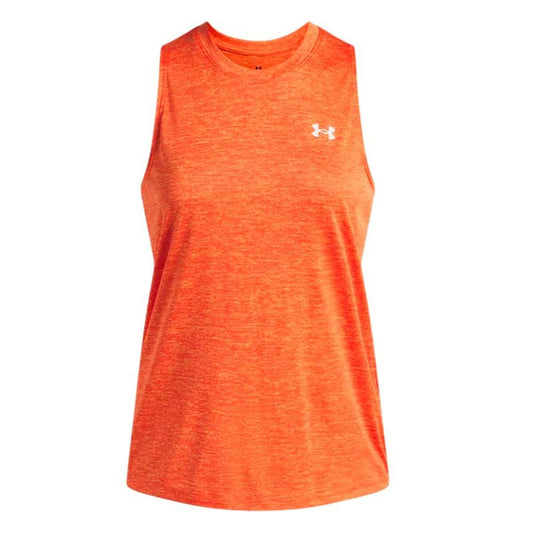 Αμάνικο Γυναικείο Μπλουζάκι Under Armor Tech Tank Twist Πορτοκαλί Fitness