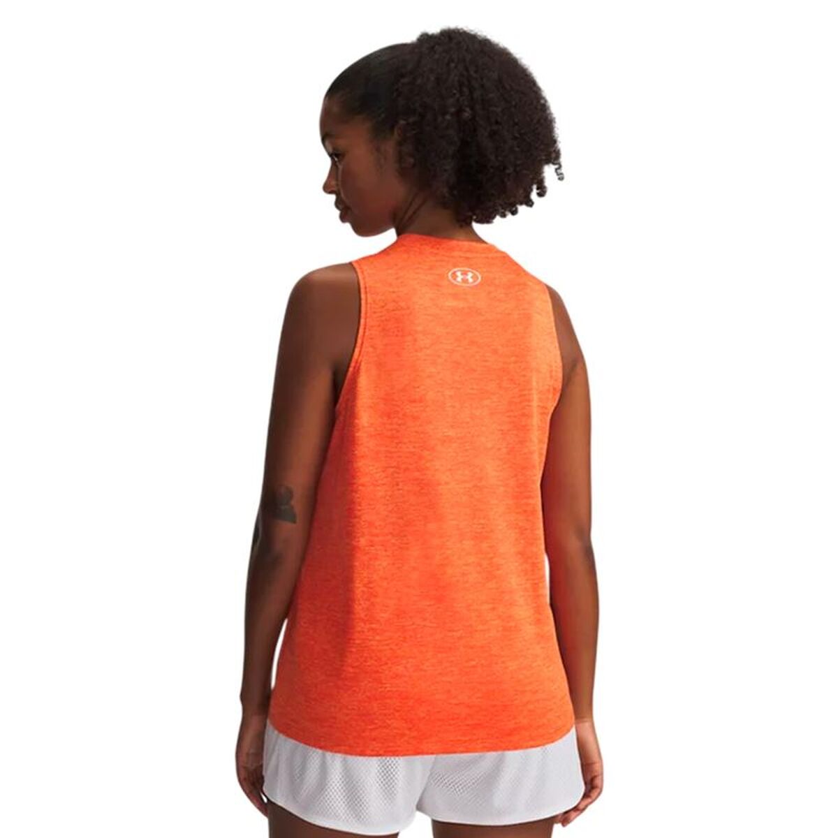 Αμάνικο Γυναικείο Μπλουζάκι Under Armor Tech Tank Twist Πορτοκαλί Fitness