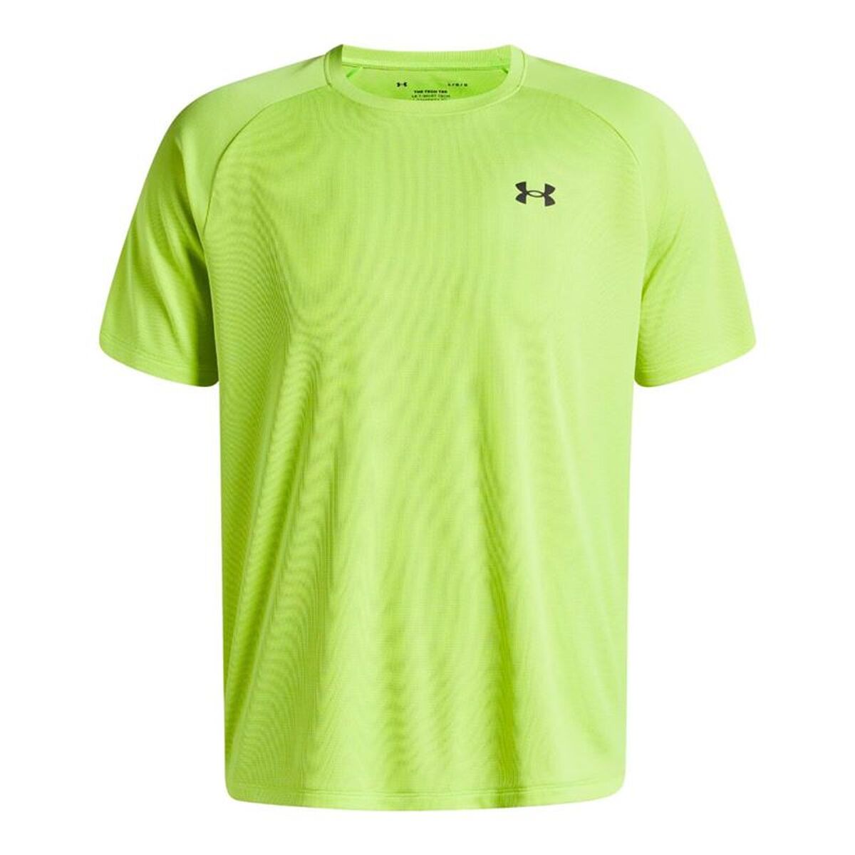 Ανδρική Μπλούζα με Κοντό Μανίκι Under Armor Tech Textured Πράσινο λιμόνι