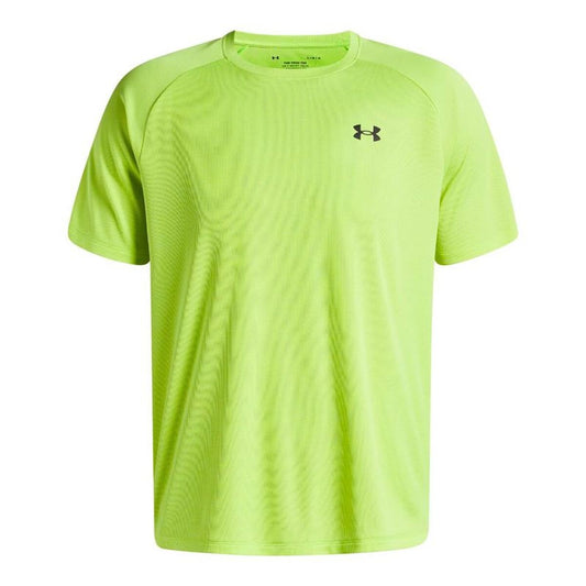 Ανδρική Μπλούζα με Κοντό Μανίκι Under Armour Tech Textured Πράσινο λιμόνι