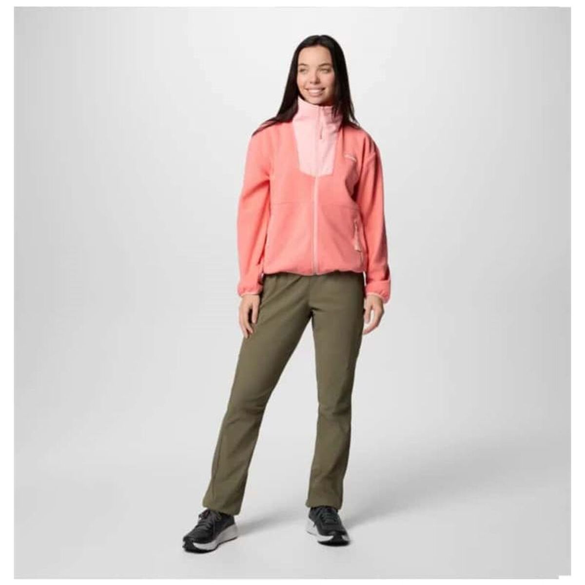 Φόδρα από Πολικό Μαλλί Columbia Sequoia Grove™ Full Zip Salmon Γυναίκα