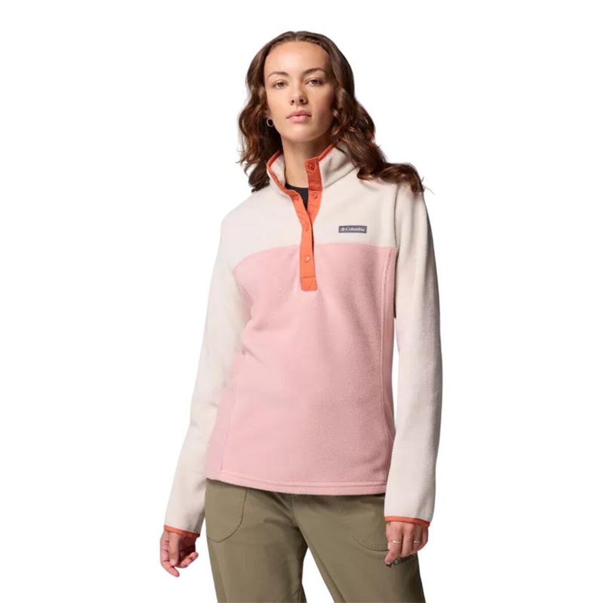 Φόδρα από Πολικό Μαλλί Columbia Benton Springs™ 1/2 Snap Salmon Γυναίκα