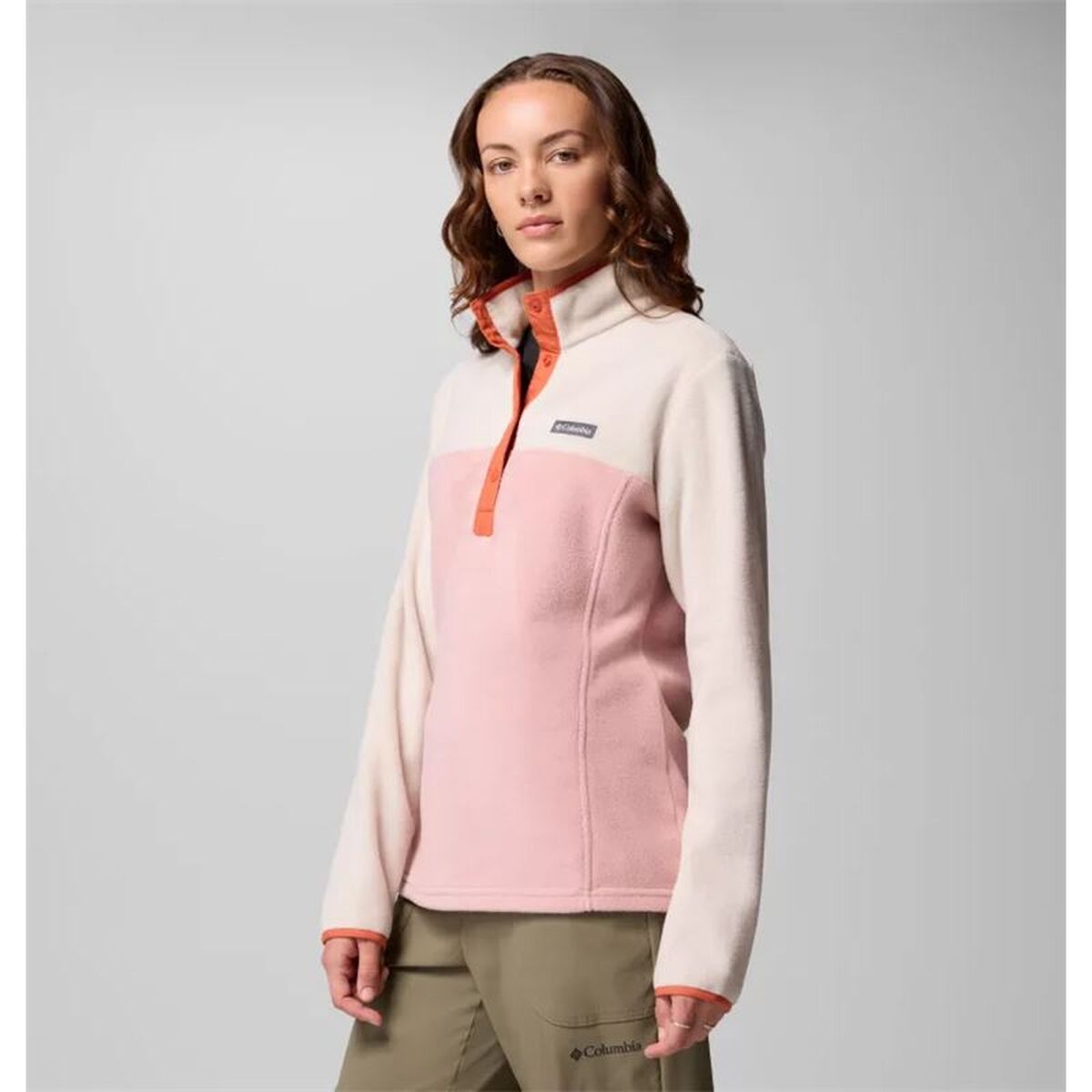 Φόδρα από Πολικό Μαλλί Columbia Benton Springs™ 1/2 Snap Salmon Γυναίκα