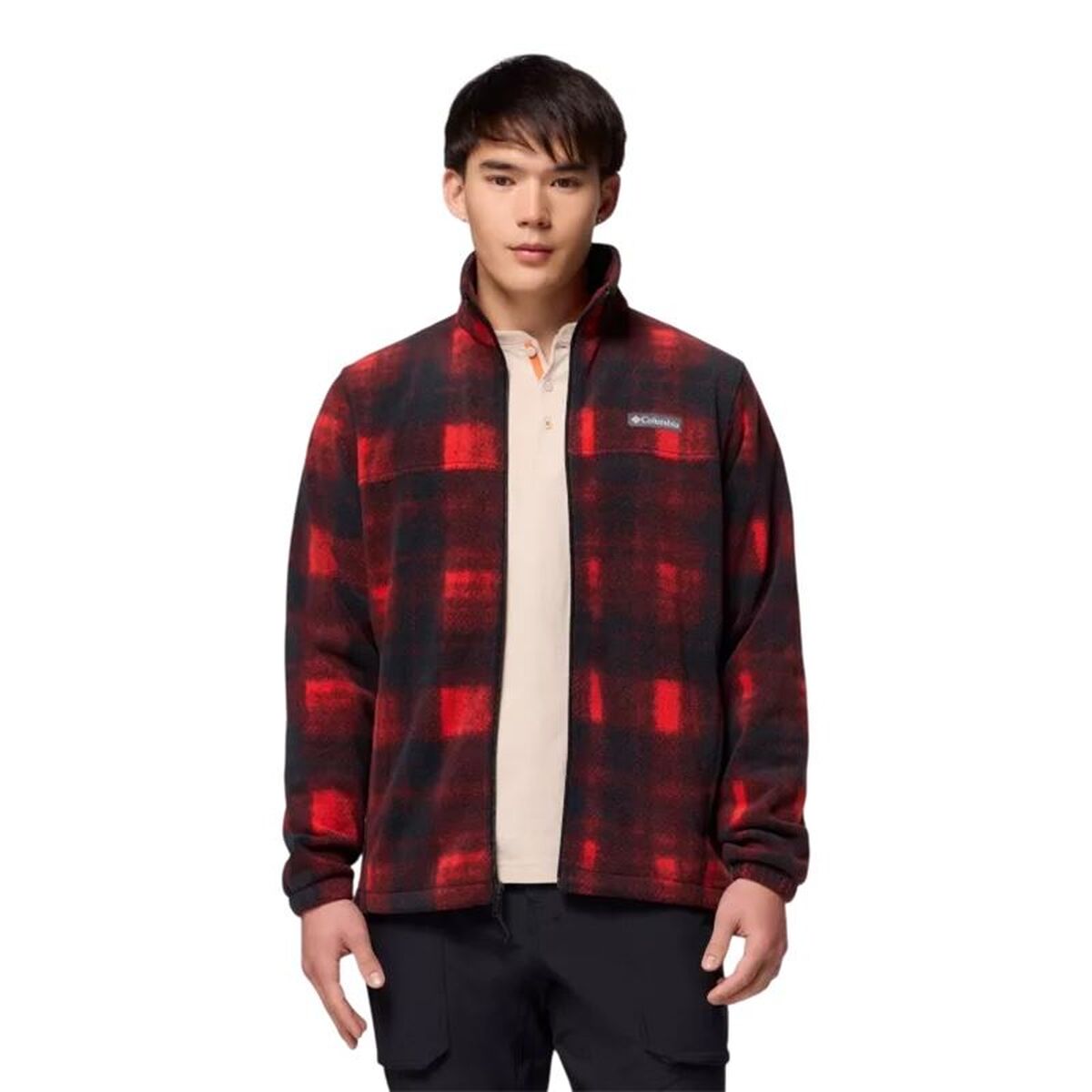 Φόδρα από Πολικό Μαλλί Columbia Sns Mountain™ Printed Κόκκινο Άντρες