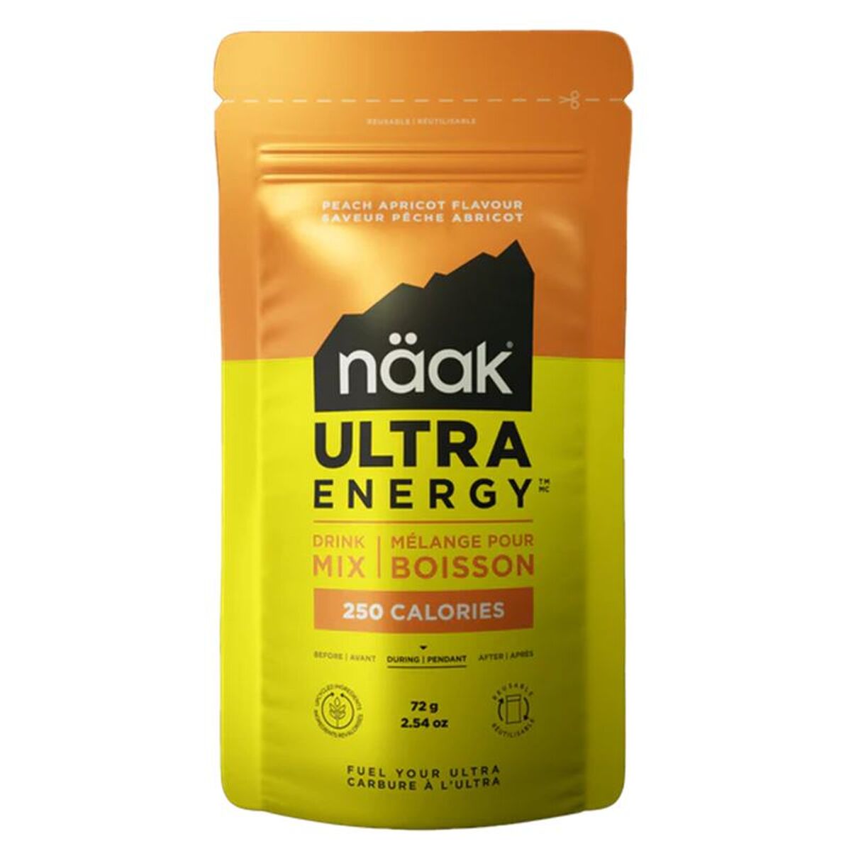 Ενεργητικό Τζέλ naak Ultra Energy™ Single Serve Ροδάκινο 72 g