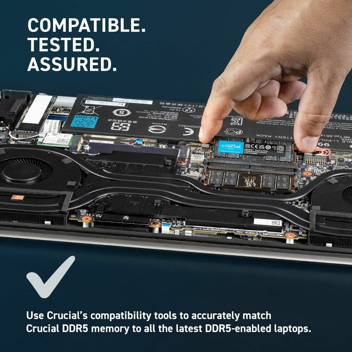 Μνήμη RAM Crucial CT2K32G56C46S5 64 GB DDR5 SDRAM DDR5 5600 MHz