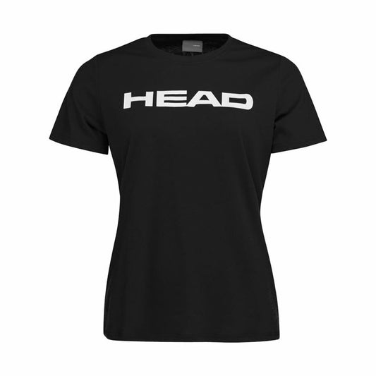 Κοντομάνικο Αθλητικό Μπλουζάκι Head Club Lucy Μαύρο Τένις