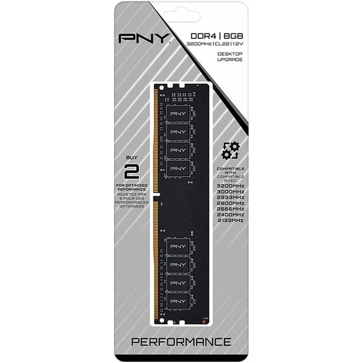 Μνήμη RAM PNY MD8GSD43200-TB 8 GB DDR4 3200 MHz CL22