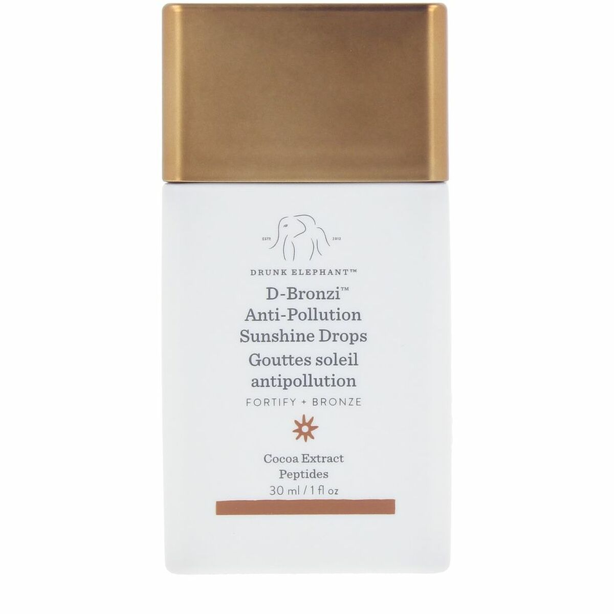 Αυτο-Μαύρισμα Προσώπου Drunk Elephant D-BRONZI ANTI-POLLUTION 30 ml