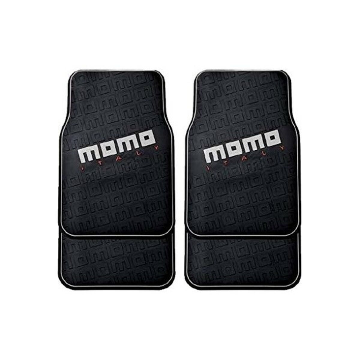Σετ Χαλιών Αυτοκινήτου MOMO CM009BG Μαύρο/Κόκκινο PVC