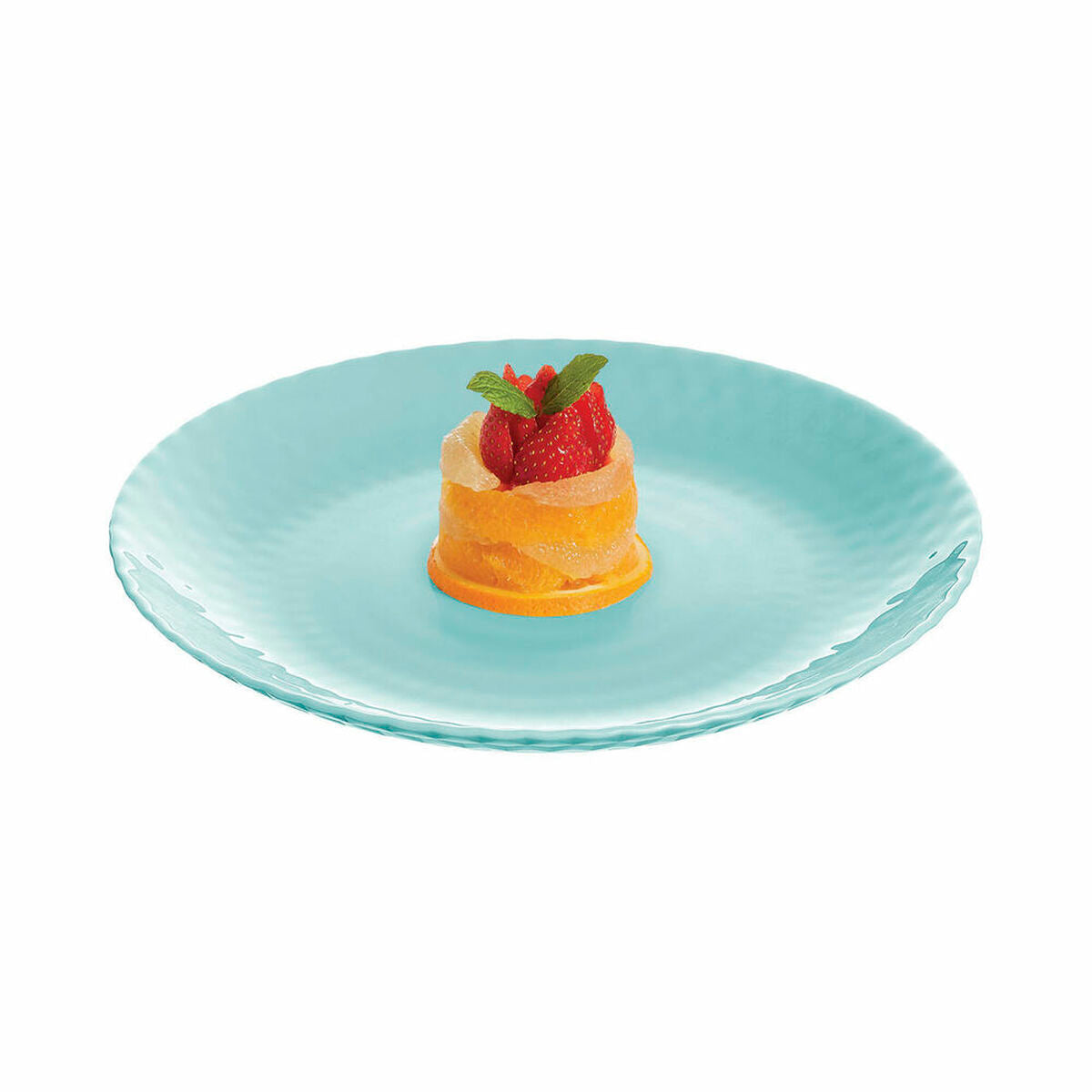 Flatplater Luminarc Pampille Τυρκουάζ Γυαλί (Ø 25 cm)