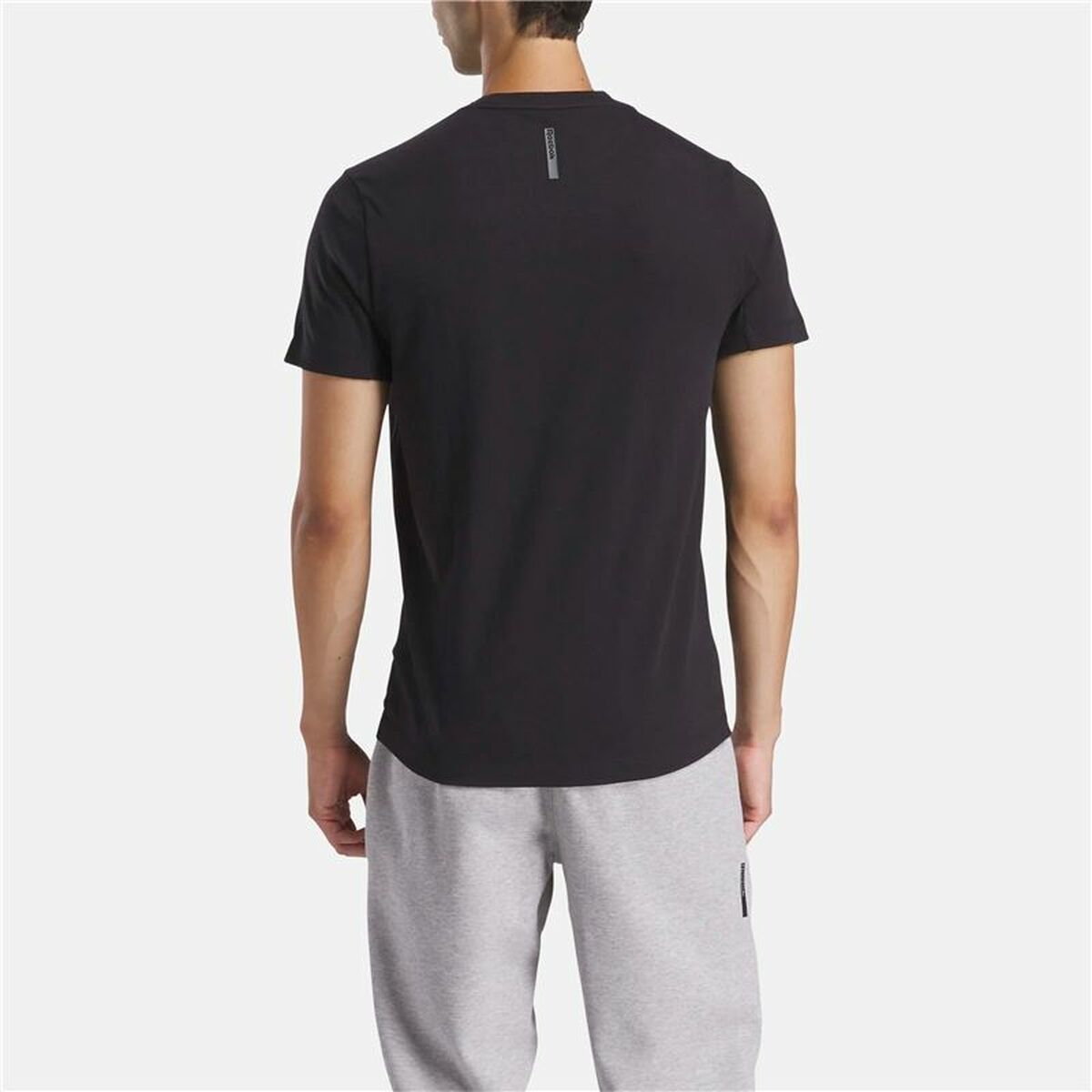Ανδρική Μπλούζα με Κοντό Μανίκι Reebok Reebok Athlete Tee Μαύρο