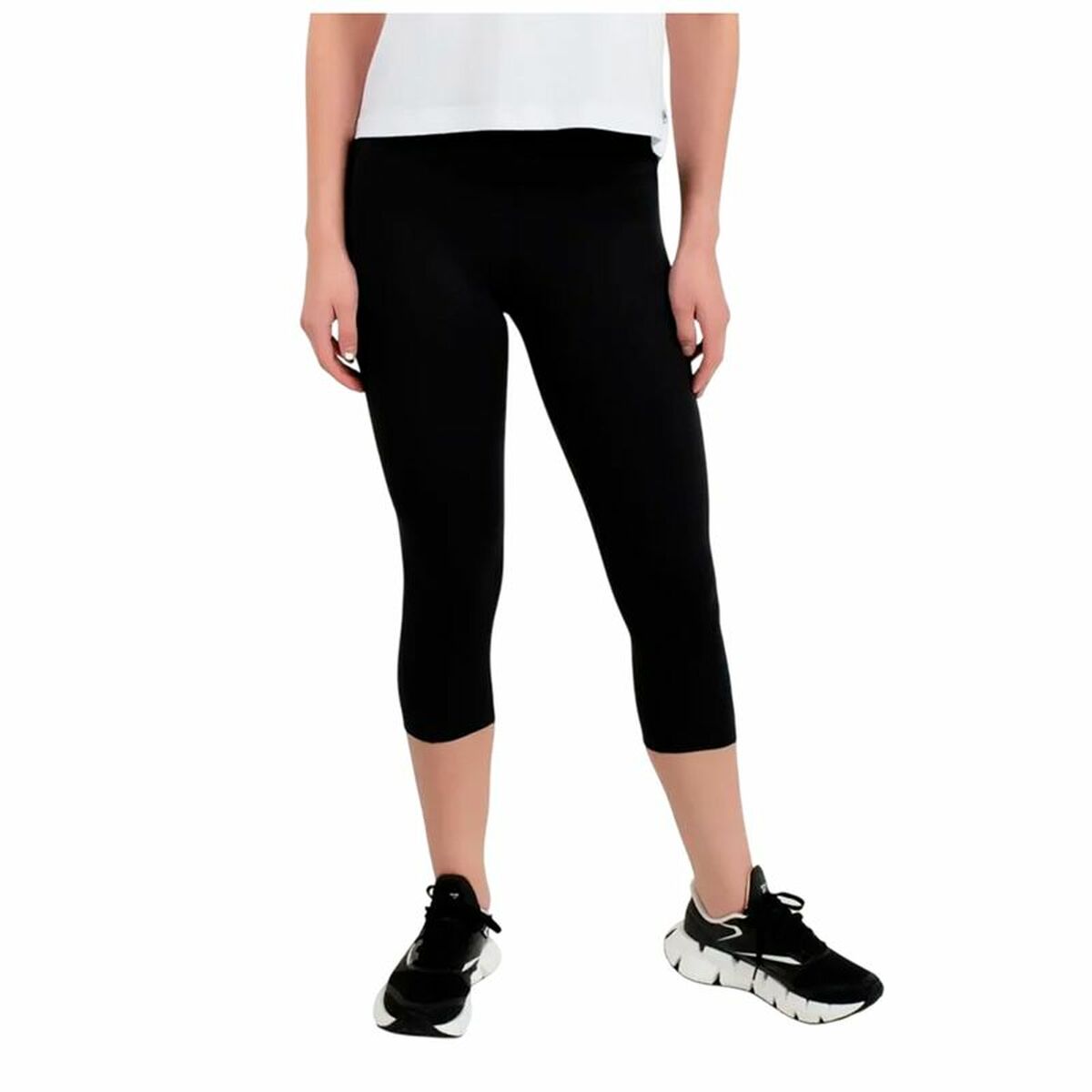 Αθλητικά Γυναικεία Κολάν Reebok Id Train Capri Μαύρο