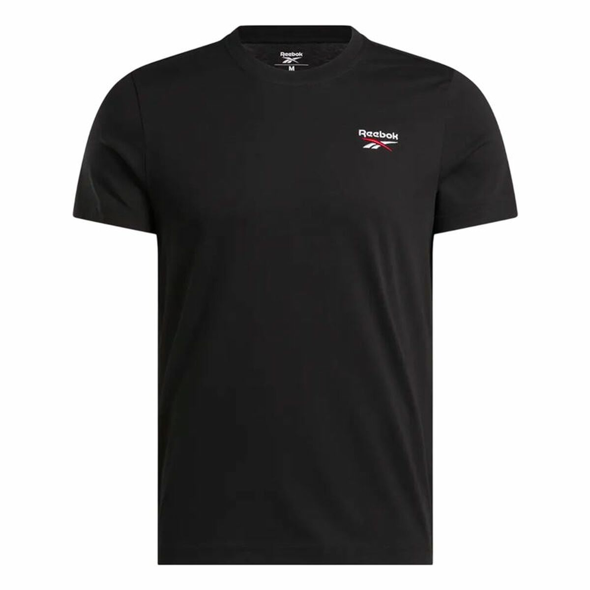 Ανδρική Μπλούζα με Κοντό Μανίκι Reebok Identity Smal Μαύρο