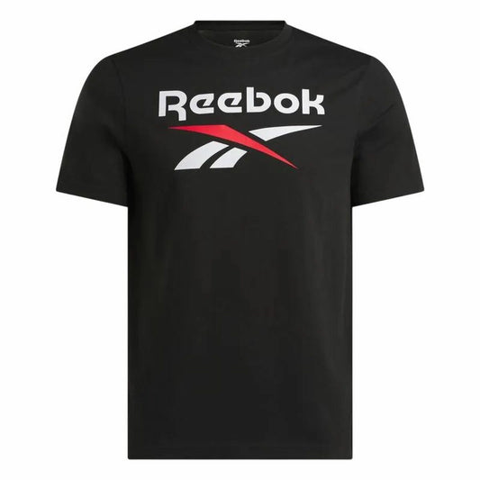 Ανδρική Μπλούζα με Κοντό Μανίκι Reebok Identity Big Μαύρο
