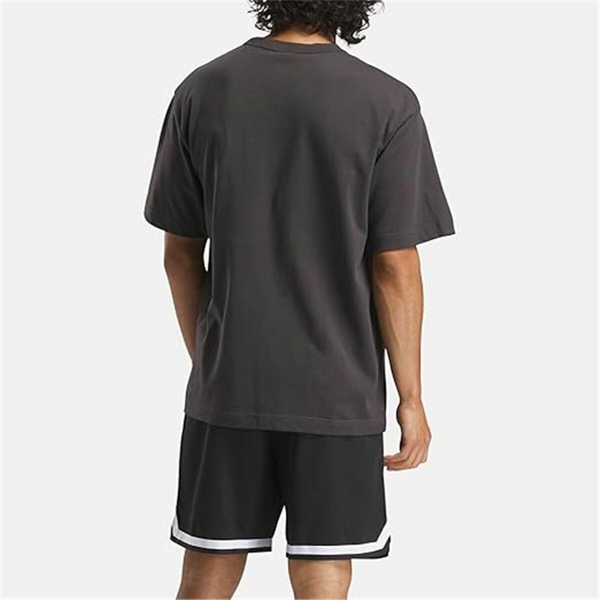 Ανδρική Μπλούζα με Κοντό Μανίκι Reebok Gs Basketball On Fir Μαύρο