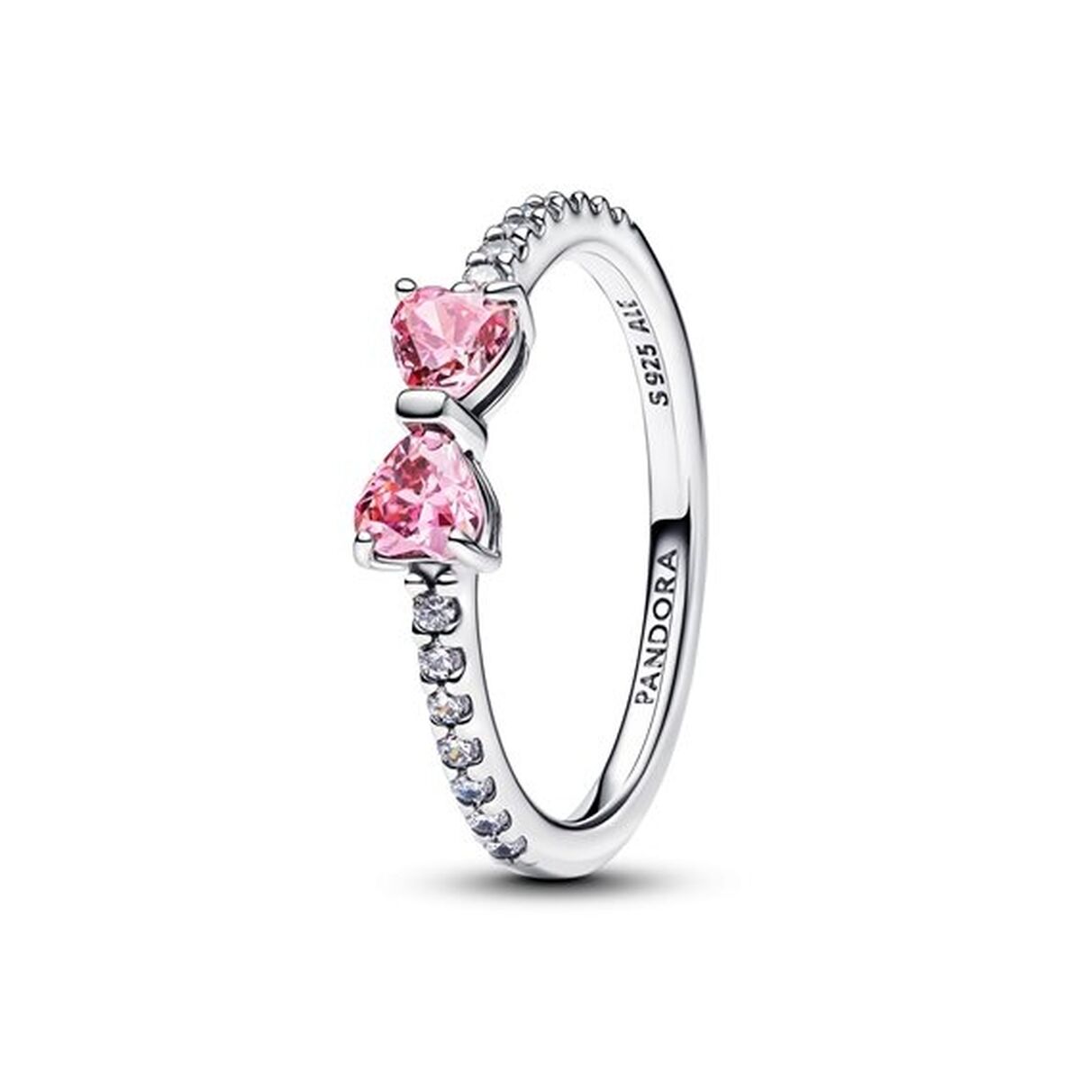 Γυναικεία Δαχτυλίδια Pandora 193510C01-50 10 Ασημί Ροζ