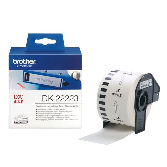 Ετικέτες για Εκτυπωτή Brother DK-22223 Λευκό