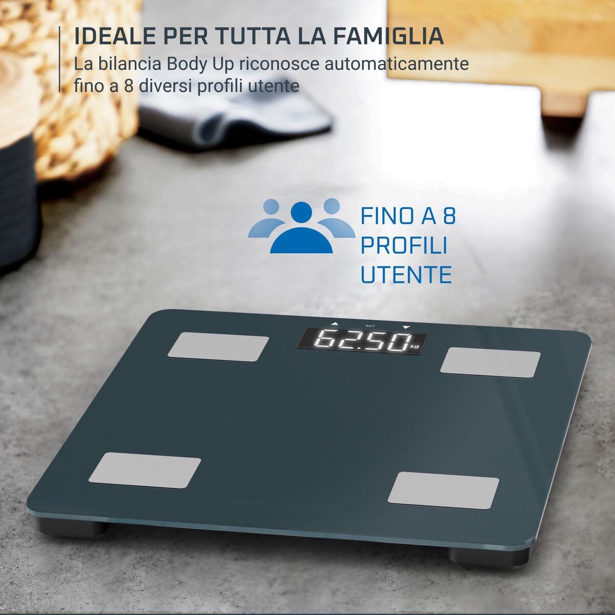 Ψηφιακή Ζυγαριά Μπάνιου Rowenta BR2600 Μπλε 180 kg