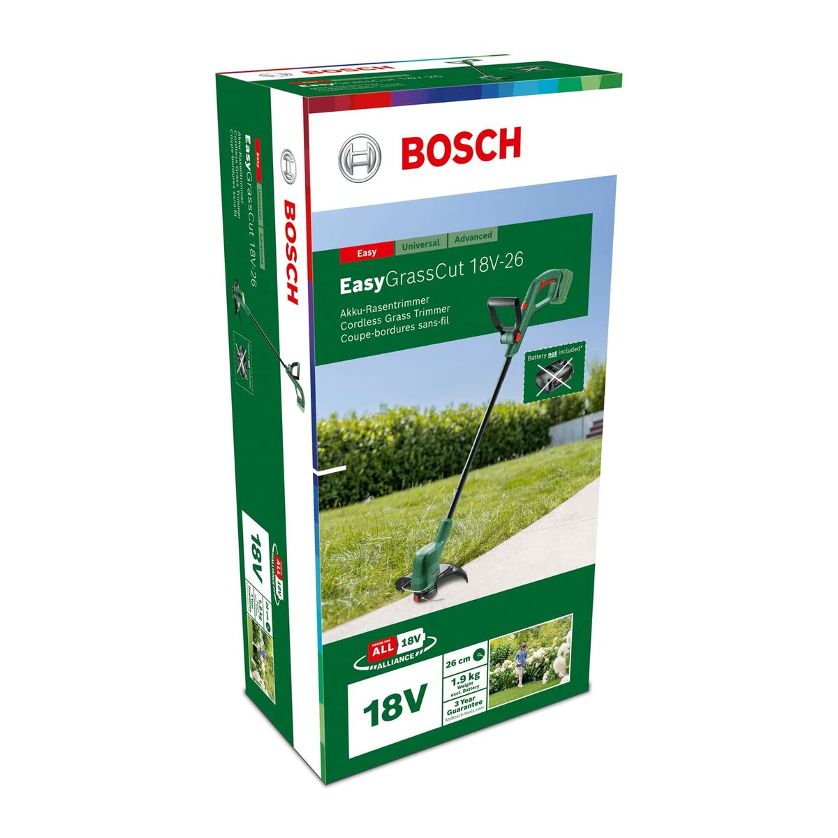 Κόφτες BOSCH EasyGrassCut 18V-26 2,5 Ah (Ανακαινισμenα B)
