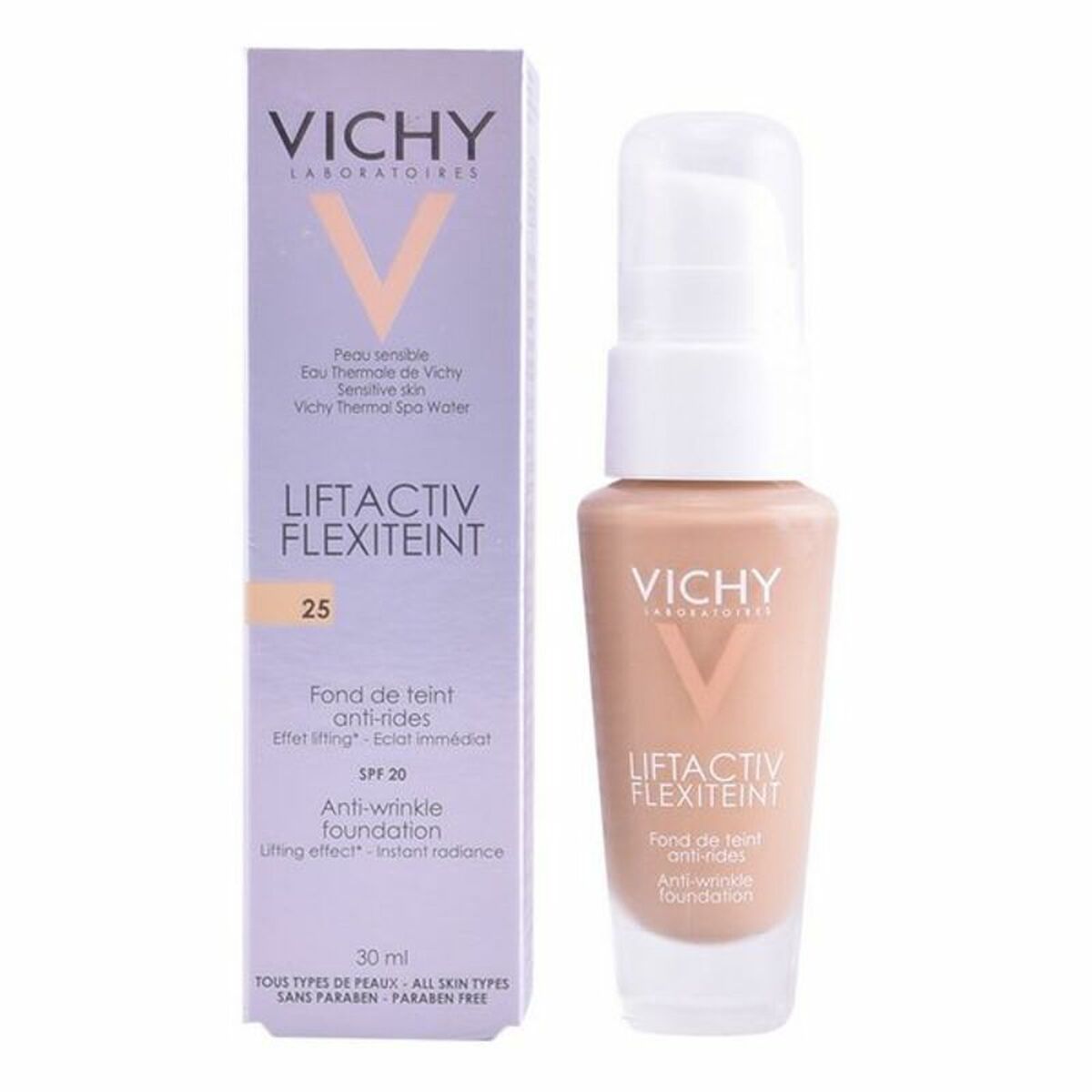 Υγρό φόντο μακιγιάζ Liftactiv Flexiteint Vichy Spf 20