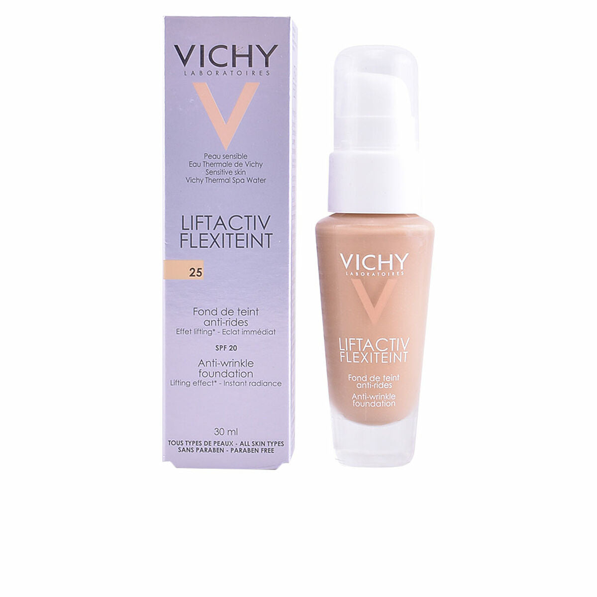 Υγρό φόντο μακιγιάζ Liftactiv Flexiteint Vichy Spf 20