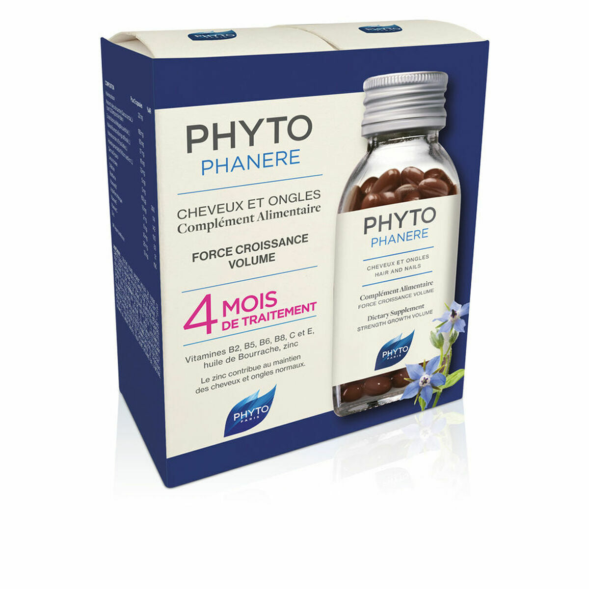 Συμπλήρωμα Διατροφής Phyto Paris Phytophanere 120 Κάψουλες x2