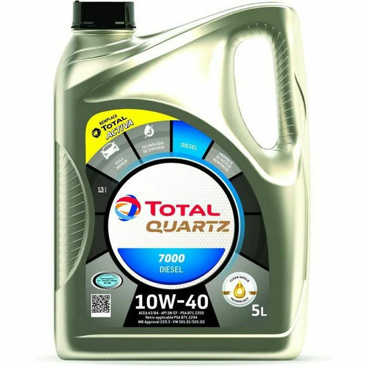 Λάδι κινητήρα Total QUARTZ 7000 DIESEL 10W40 5 L 10W40