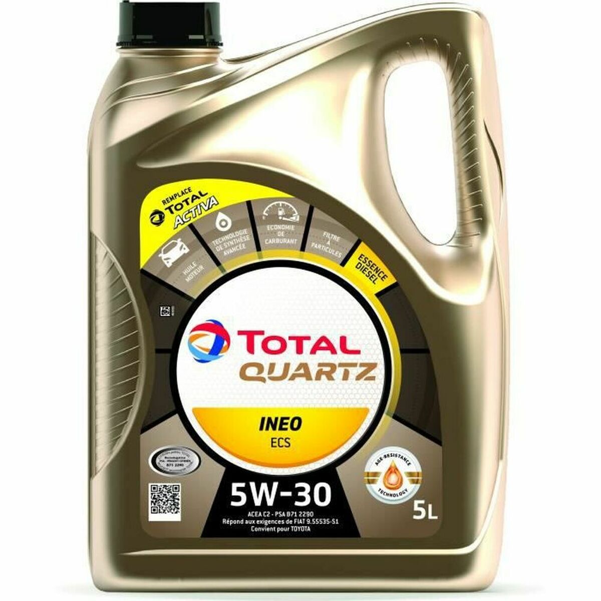 Λάδι Κινητήρα Αυτοκινήτου Total 5 L 5W30