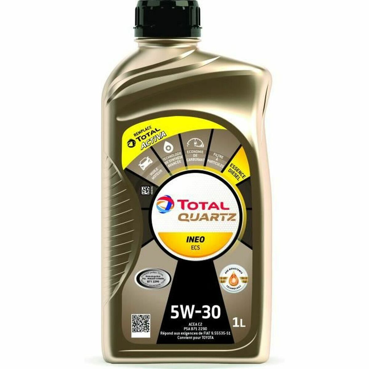 Λάδι Κινητήρα Αυτοκινήτου Total QUARTZ INEO ECS 1 L 5W30