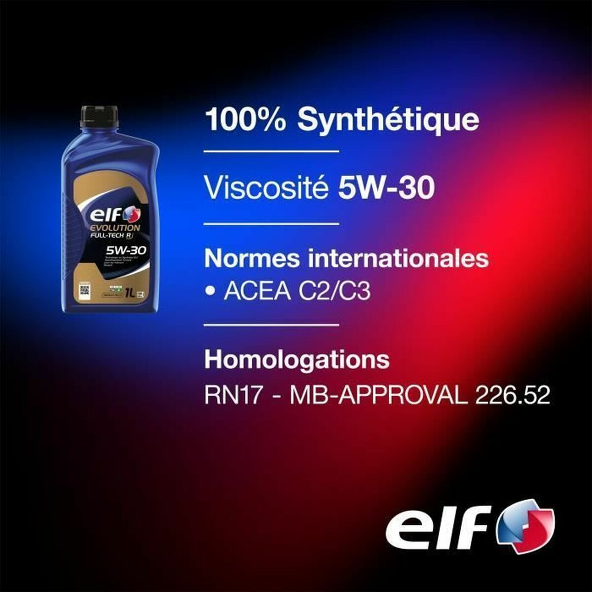 Λάδι Κινητήρα Αυτοκινήτου Elf Evolution FULL-TECH R 1 L 5W30