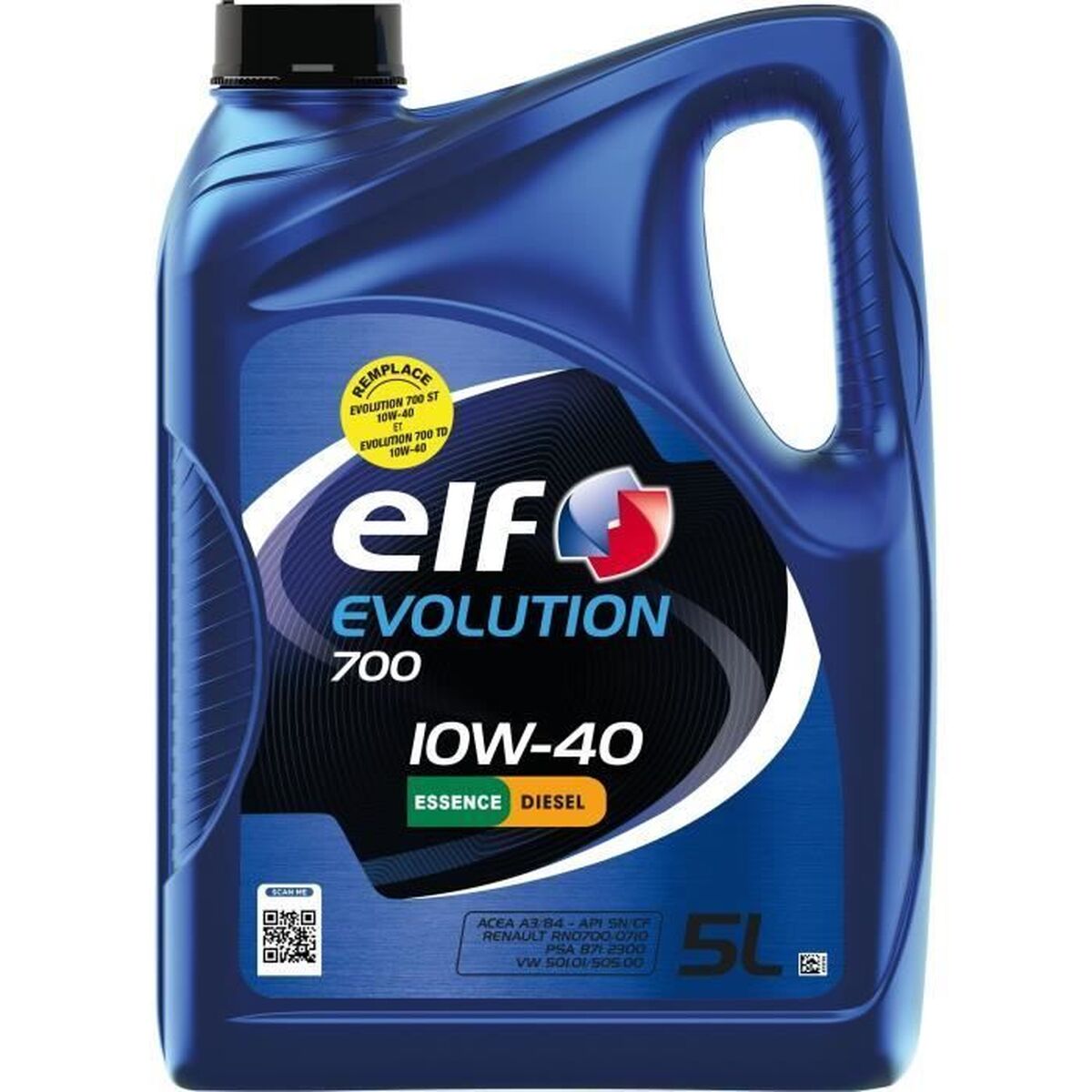 Λάδι Κινητήρα Αυτοκινήτου Elf Evolution 700 10W40 5 L