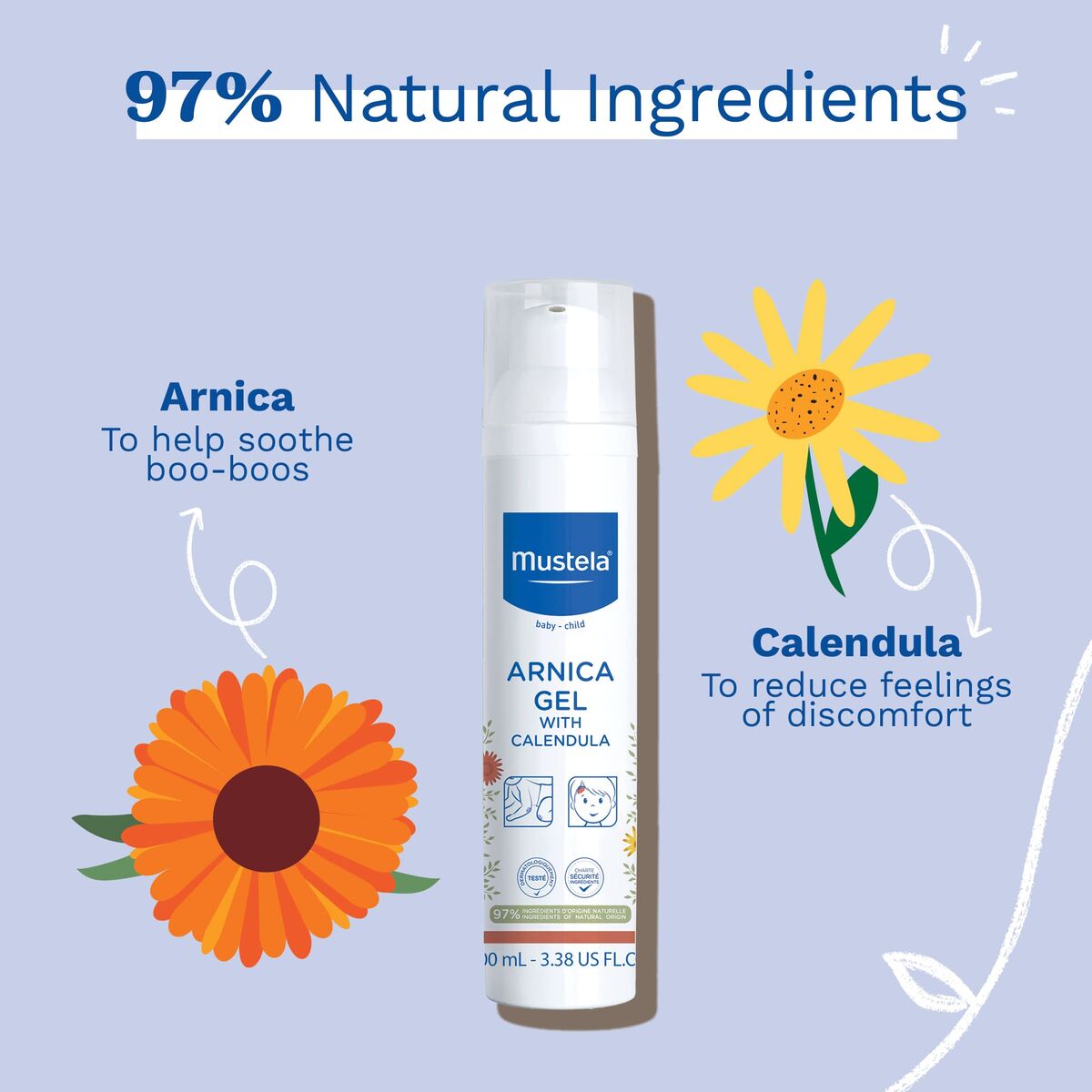 Βρεφική Ενυδατική Λοσιόν Mustela 1996022 Áρνικας Καλέντουλα