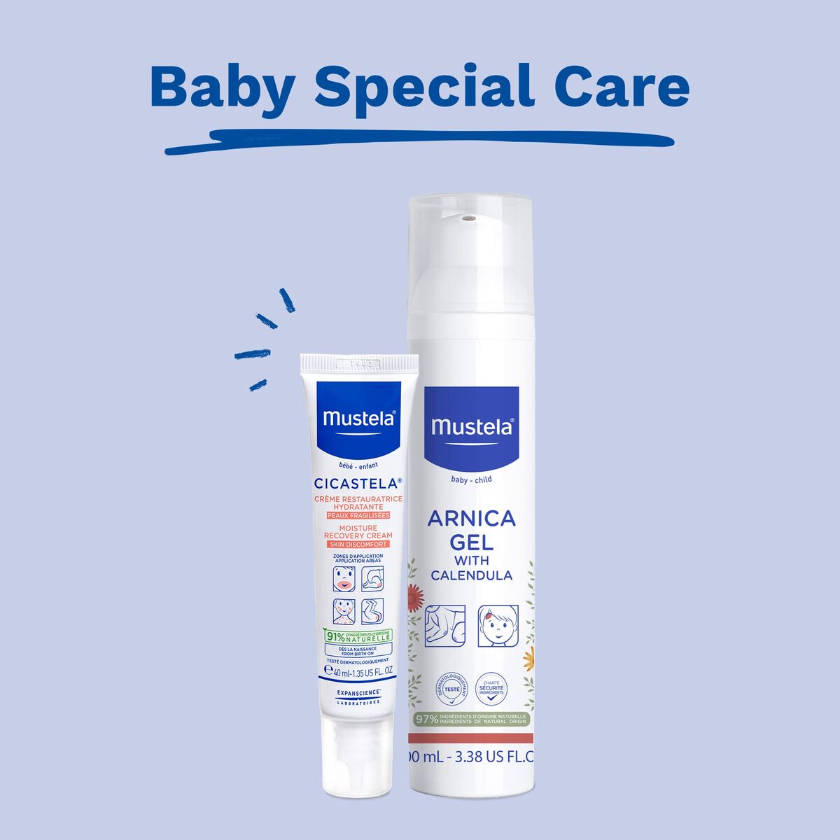 Βρεφική Ενυδατική Λοσιόν Mustela 1996022 Áρνικας Καλέντουλα