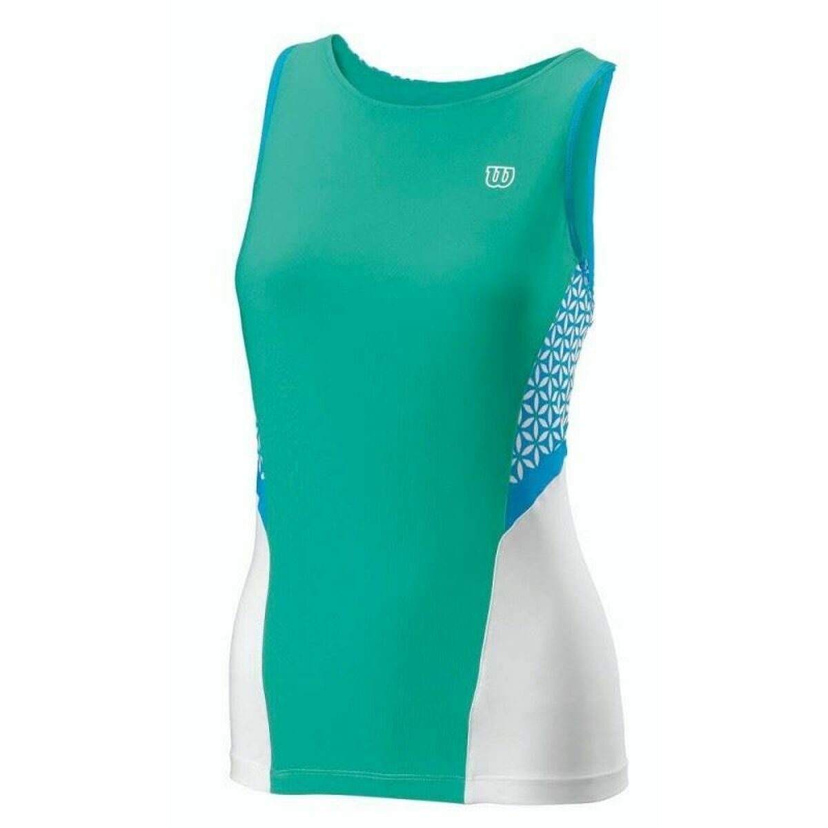 Γυναικεία Tank Top Wilson Glamour Πράσινο Τένις Αναστρέψιμη (Ανακαινισmenα C)