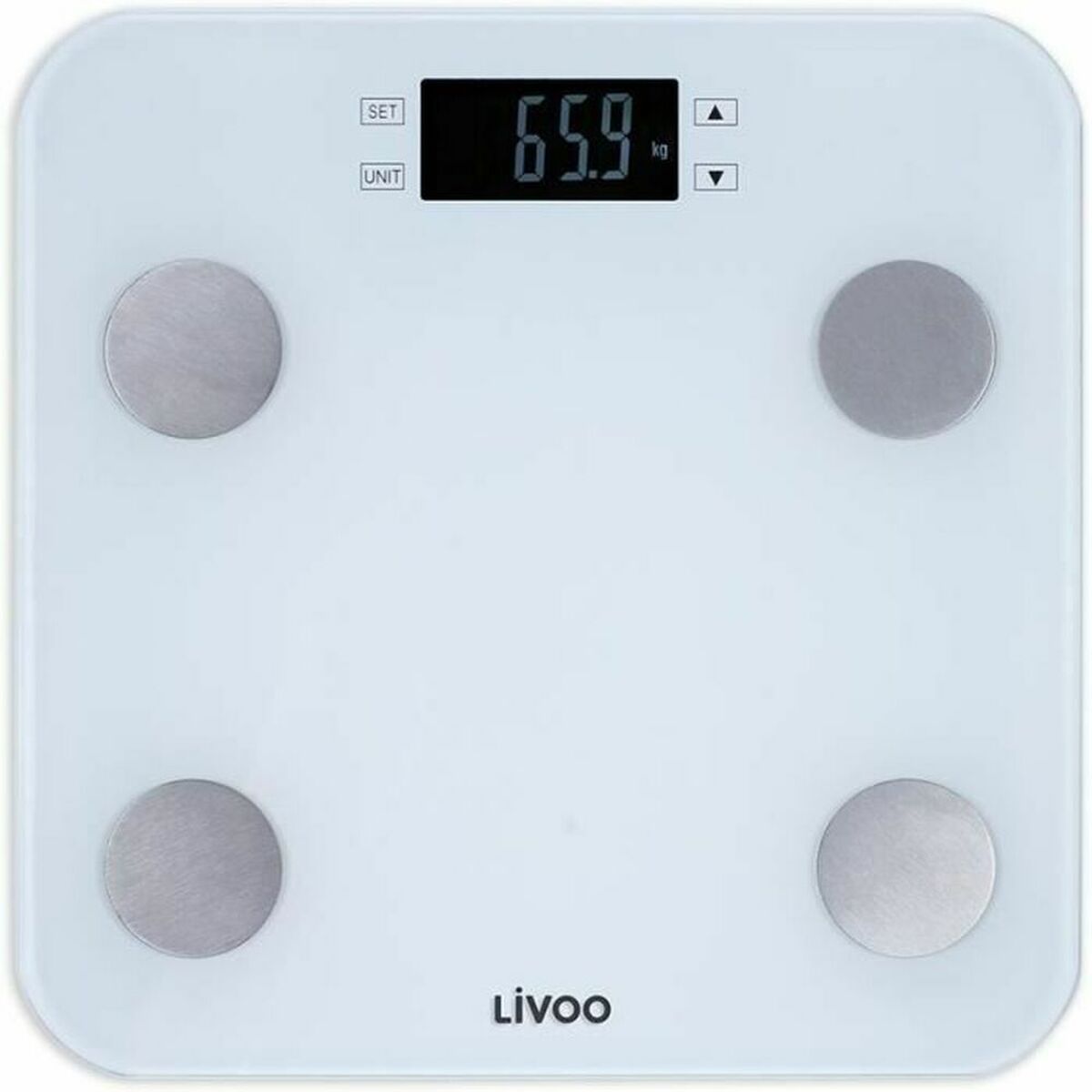 Ψηφιακή Ζυγαριά Μπάνιου Livoo DOM427W Λευκό 180 kg