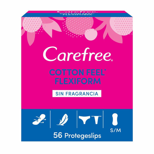 Ευέλικτα Σερβιετάκια Carefree Carefree Flexiform Μέγεθος S/M (56 τεμ.)