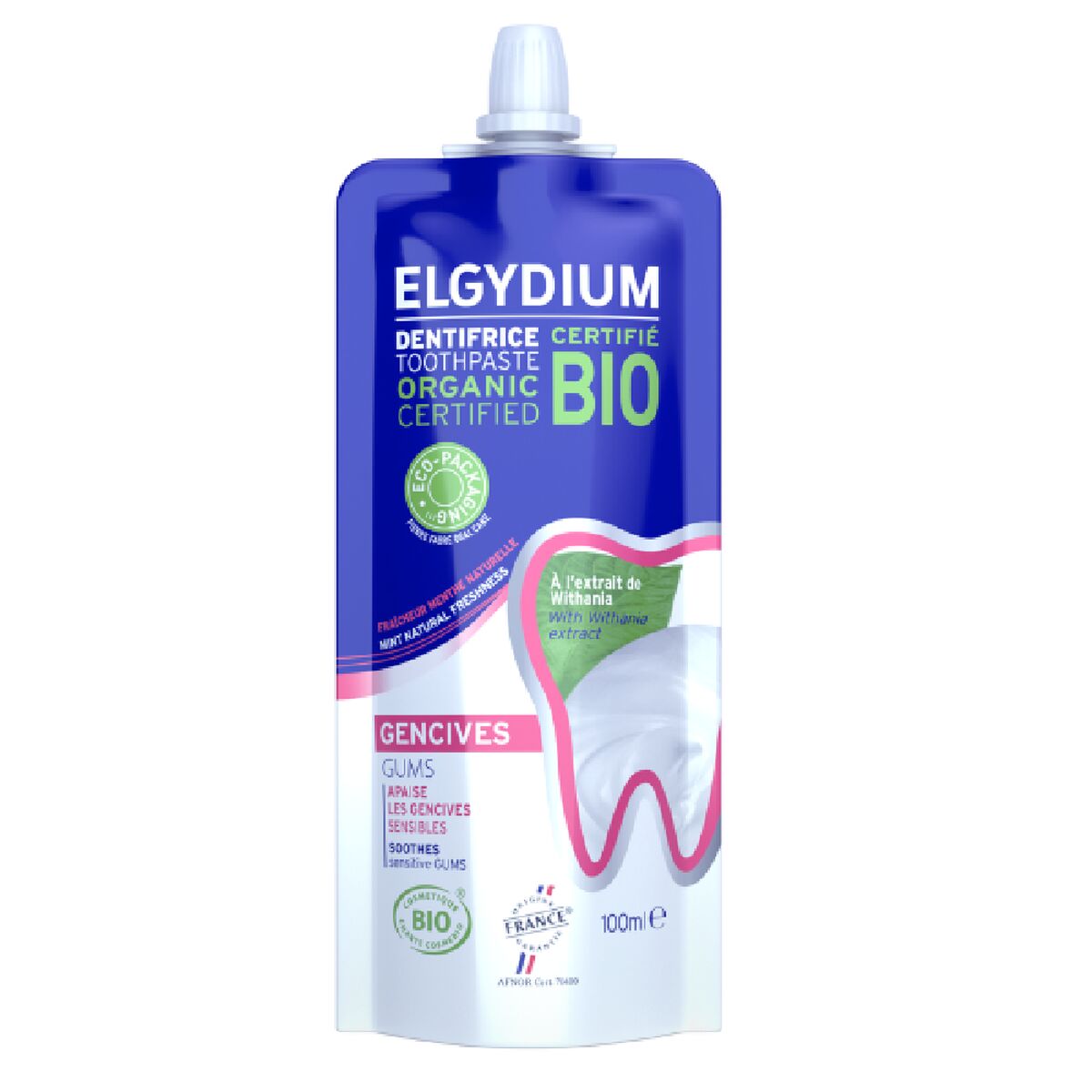 Οδοντόκρεμα Για Ευαίσθητα Ούλα Elgydium Bio 100 ml