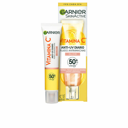 Κρέμα κατά των Ατελειών Garnier Vitamin C - Glow 40 ml Ανθεκτικό στους λεκέδες