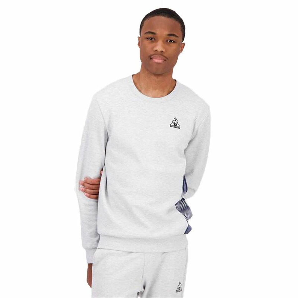 Ανδρικό Φούτερ χωρίς Κουκούλα Le coq sportif Heritage N°1 Γκρι