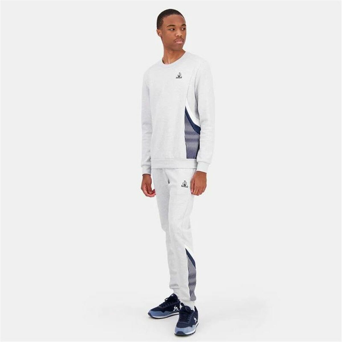 Ανδρικό Φούτερ χωρίς Κουκούλα Le coq sportif Heritage N°1 Γκρι