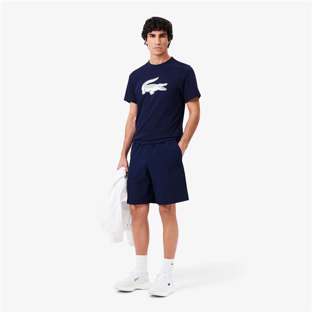 Ανδρικά Αθλητικά Σορτς Lacoste Core Performance Μπλε