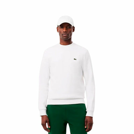 Ανδρικό Φούτερ χωρίς Κουκούλα Lacoste Core Performance Λευκό