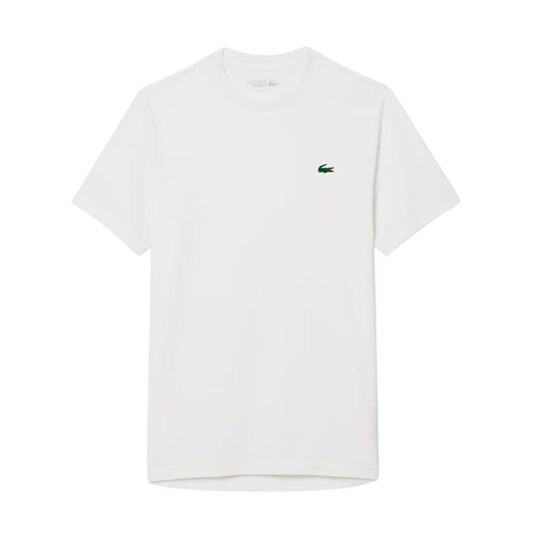 Ανδρική Μπλούζα με Κοντό Μανίκι Lacoste Core Performance Λευκό