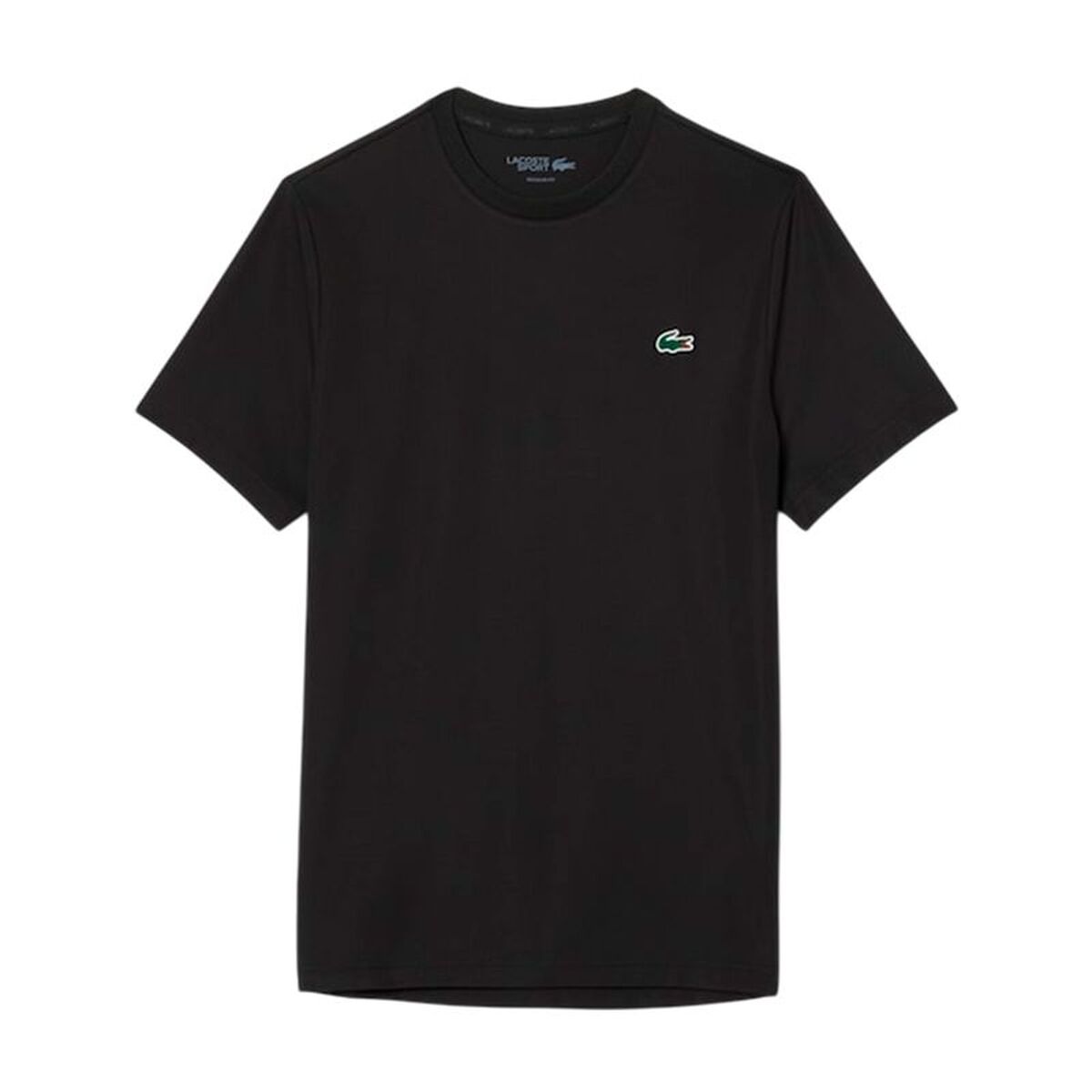 Ανδρική Μπλούζα με Κοντό Μανίκι Lacoste Core Performance Μαύρο