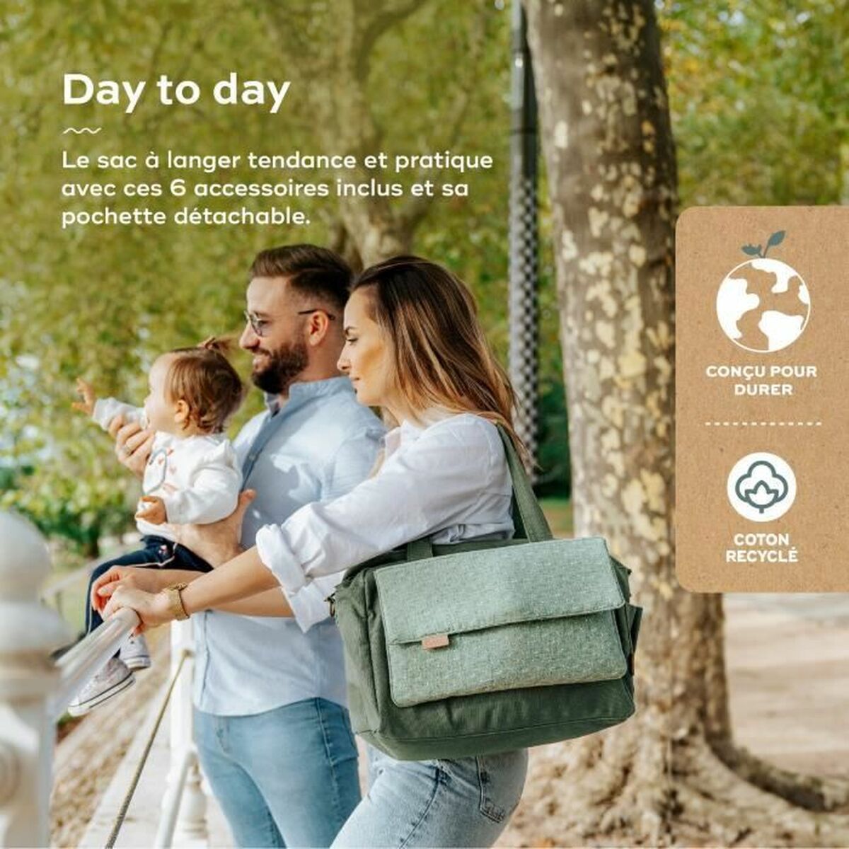 Τσάντα Αλλαγής Πάνας Babymoov Abstract Πράσινο Vert