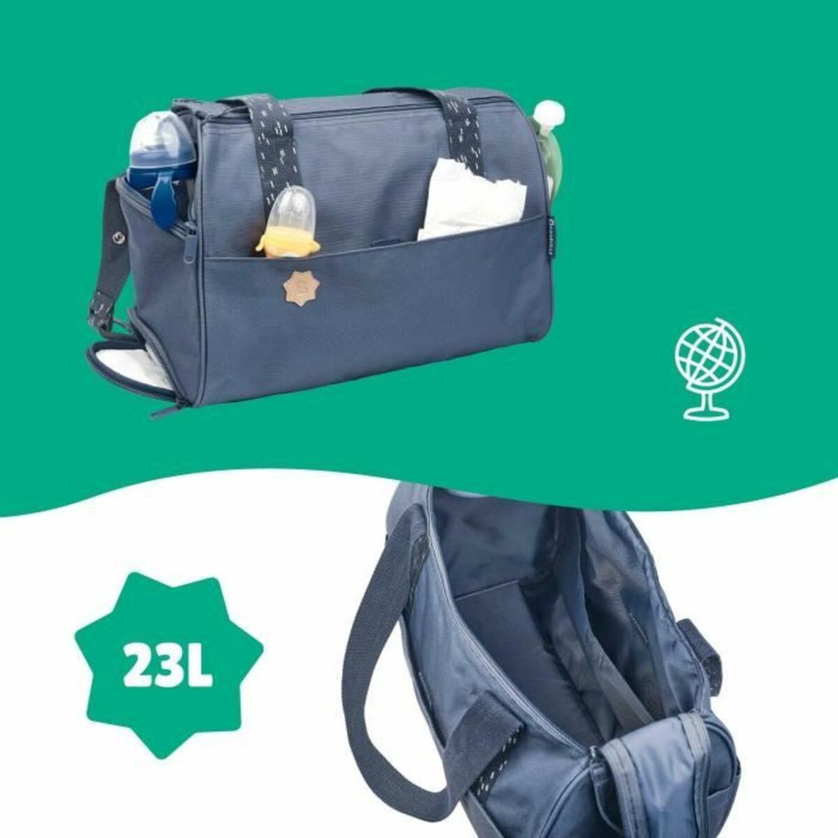 Τσάντα Αλλαγής Πάνας Badabulle Pocketstyle Μπλε