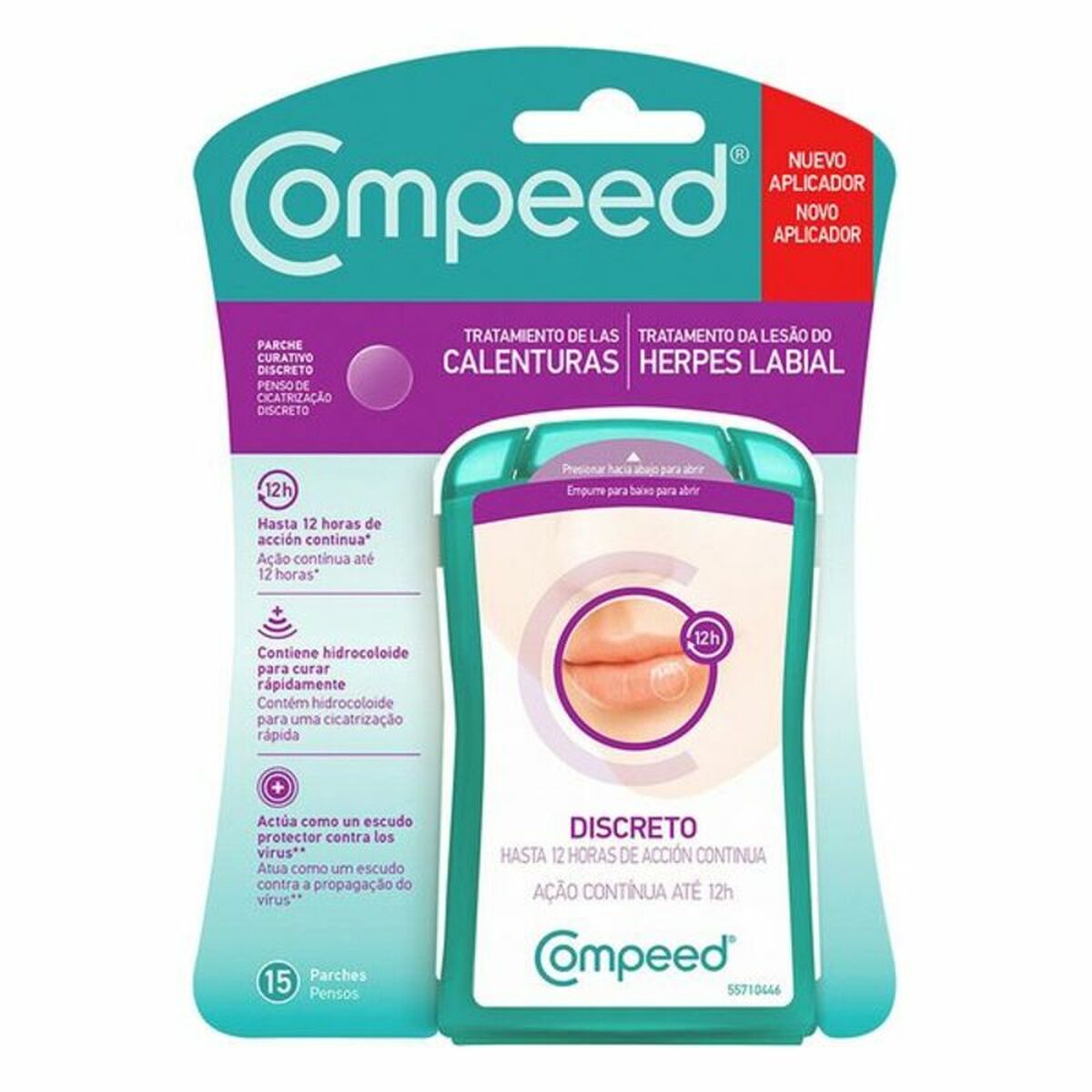 Επιθέματα για τον Επιχείλιο Έρπητα Compeed Calenturas 15 Μονάδες (15 τεμ.)