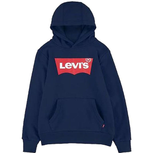 Παιδικό Φούτερ με Κουκούλα S KNIT TOP Levi's LVB-BATWING SCREENPRINT HOODIE Ναυτικό Μπλε